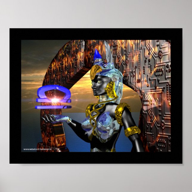 LIBRA MIT CYBER ATHENA POSTER (Vorne)
