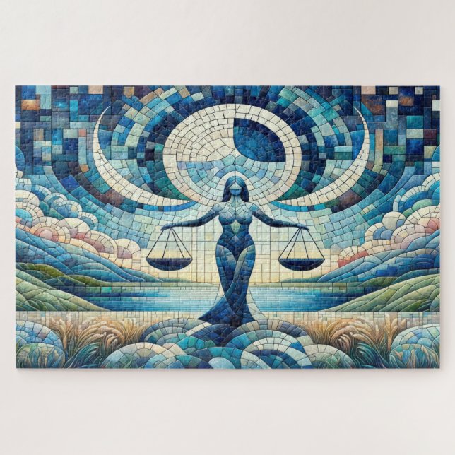 Libra: Mosaikbilanz-Symphonie Puzzle (Horizontal)