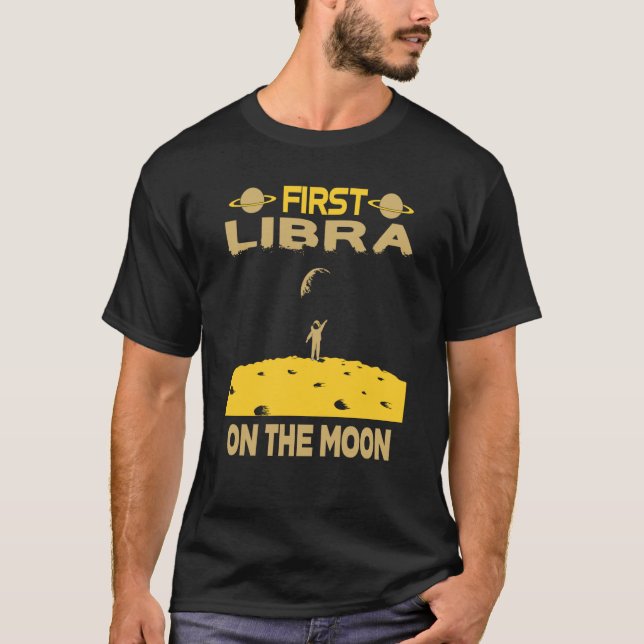 Libra On The Moon T-Shirt (Vorderseite)