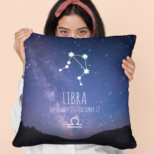Libra   Personalisierte Sternbilder Kissen