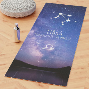 Libra Personalisierte Zodiac-Astrologie Yogamatte