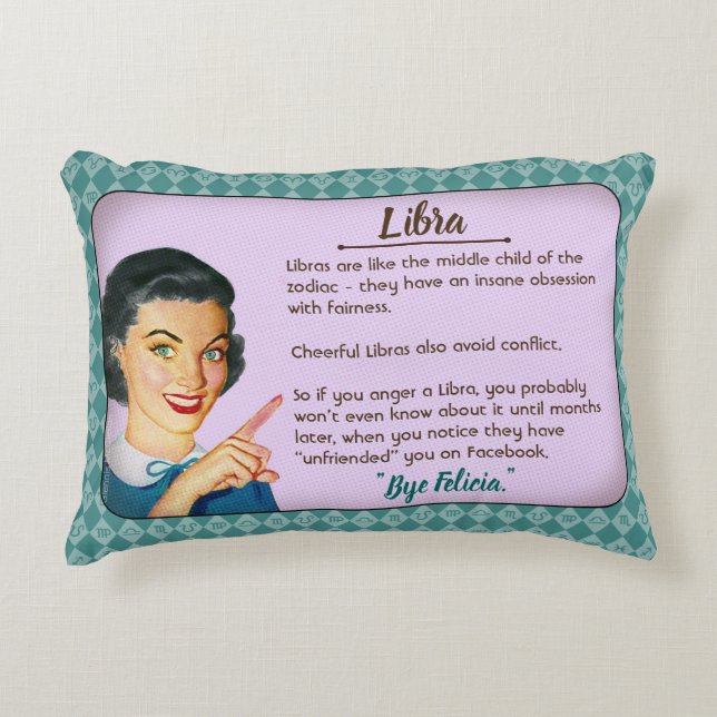 Libra Pillow Zierkissen (Vorderseite)