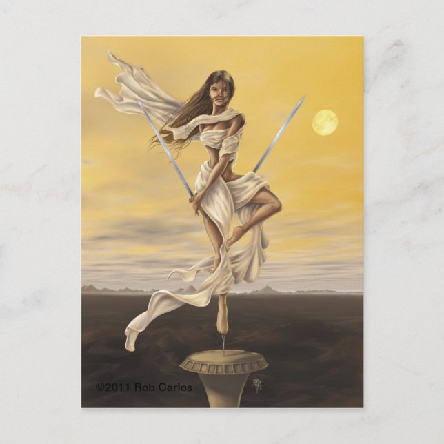 Libra Postkarte (Vorderseite)