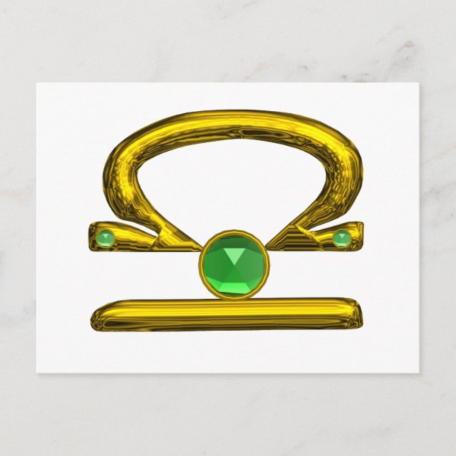 LIBRA, Postkarte (Vorderseite)