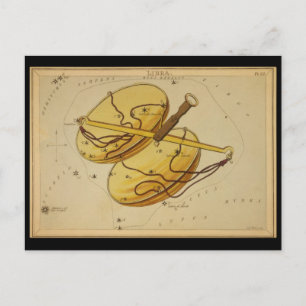 Libra Postkarte