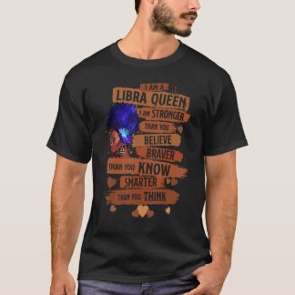 Libra Queen Ich bin ein stärkerer Geburtstag für d T-Shirt