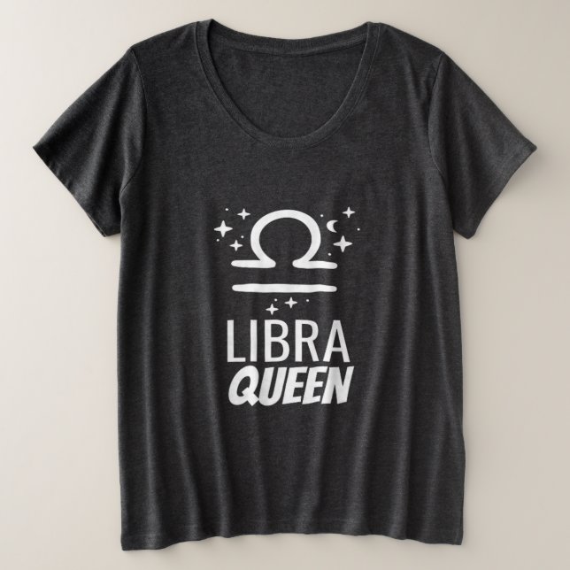 Libra Queen Plus-Size-T - Shirt (Design vorne)