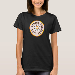 Libra Retro Vintag Lettering Astrologie Zodiac T-Shirt