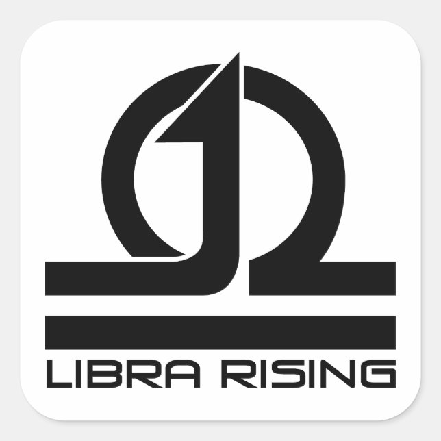 Libra Rising Music Sticker Sheet (Vorderseite)