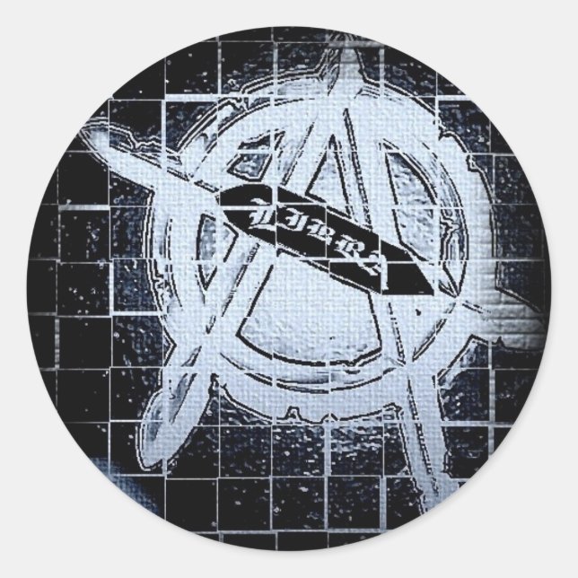 Libra Runder Stoßfänger/Fensterheber Runder Aufkleber (Vorderseite)