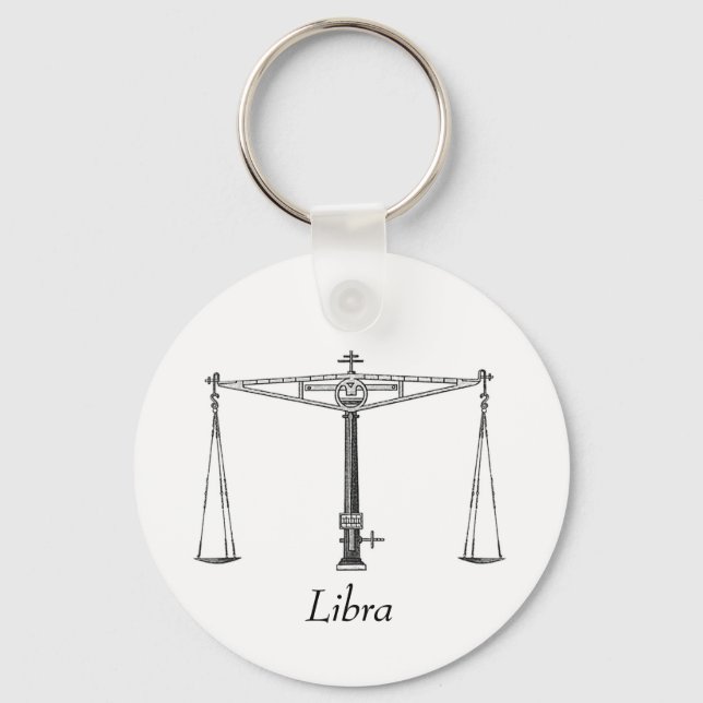 Libra-Schlüsselkette Schlüsselanhänger (Vorderseite)