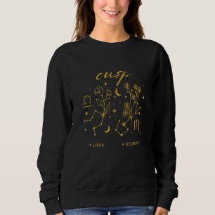 Libra Scorpio Cusp Zodiac Horoscope Geburt Oktober Sweatshirt