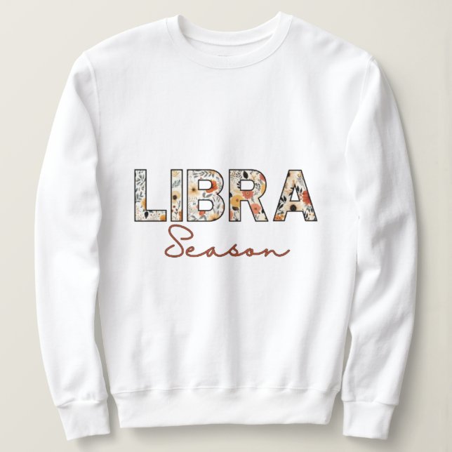 Libra Season Sweatshirt für Frauen (Design vorne)
