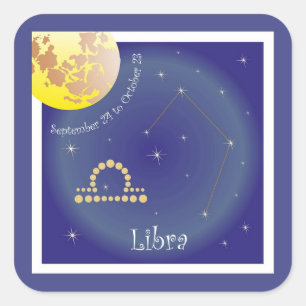 Libra September 24 to October 23 Aufkleber