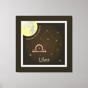 Libra September 24 to October 23 Leinwand