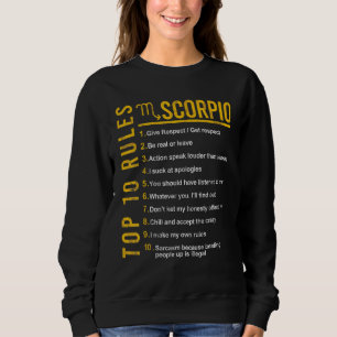 Libra September Geburt Astrologisches Symbol Horos Sweatshirt
