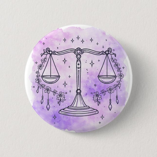 Libra Sign Button (Vorderseite)