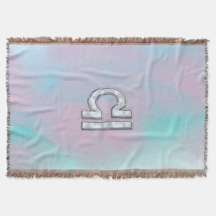 Libra Sign Mother of Pearl Style Decke
