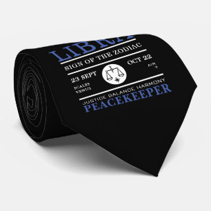 Libra Sign of the Zodiac, Astrological Krawatte