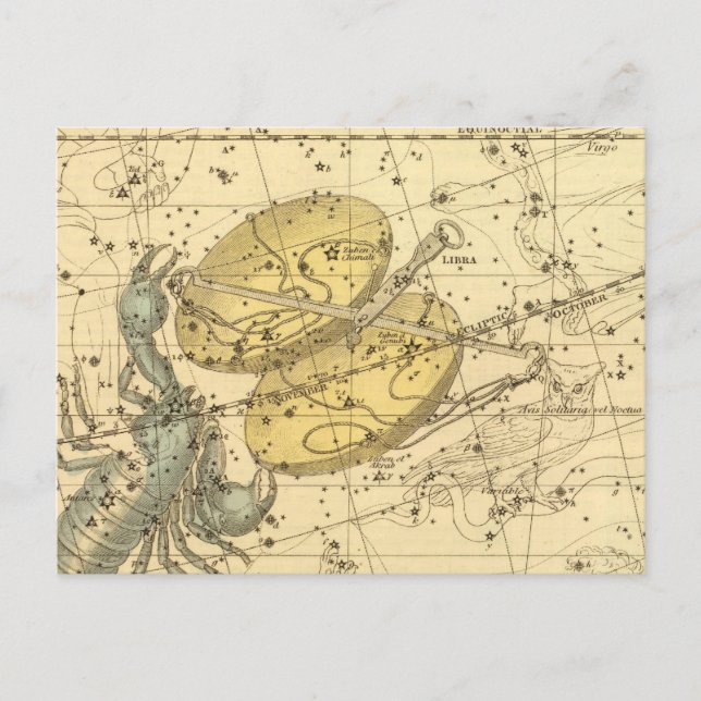 Libra, Skorpio Postkarte (Vorderseite)