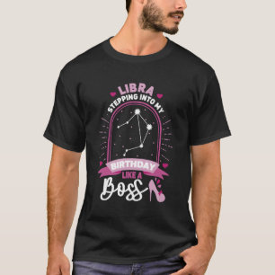 Libra Stepg Into Astrologie Geburtszeichen T-Shirt