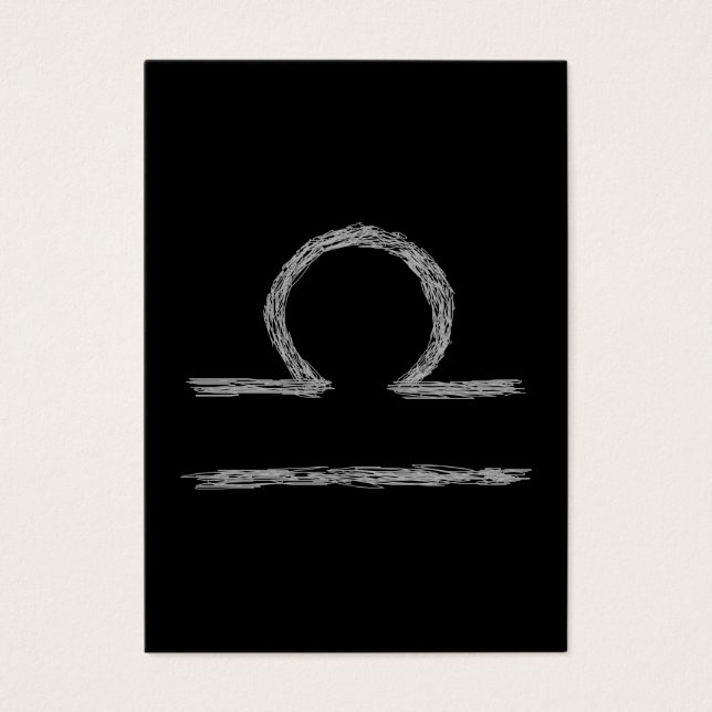 Libra. Sternzeichen (Vorderseite)