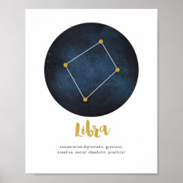 Libra-Sternzeichen Poster