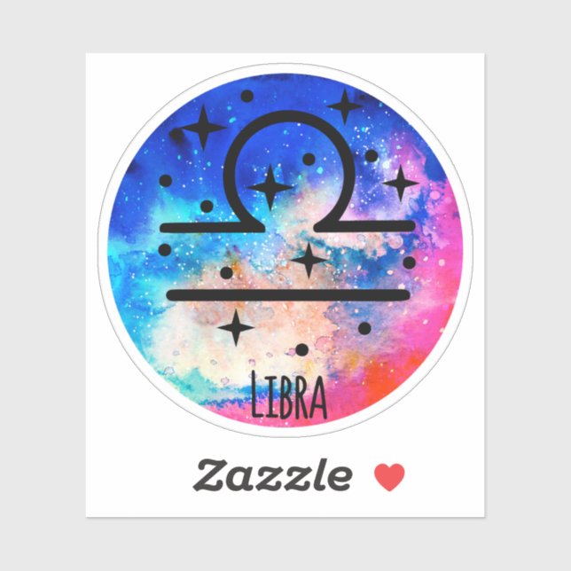 Libra Sticker (Blatt)