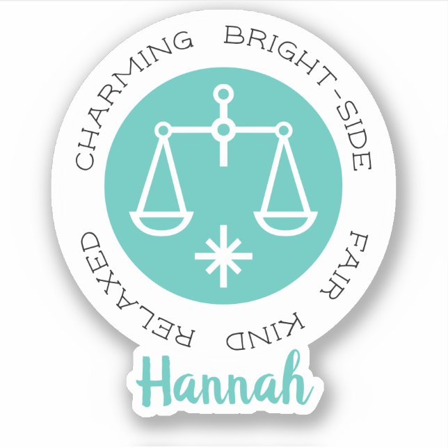 Libra Sticker (Vorderseite)