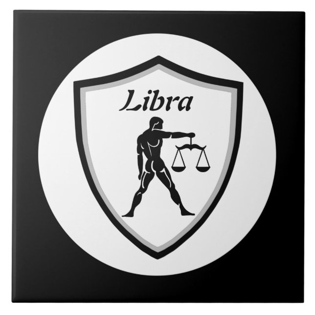 Libra-Symbol Fliese (Vorderseite)