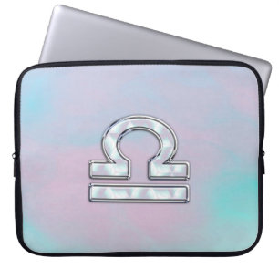 Libra Symbol Mutter von Pearl Style Laptopschutzhülle