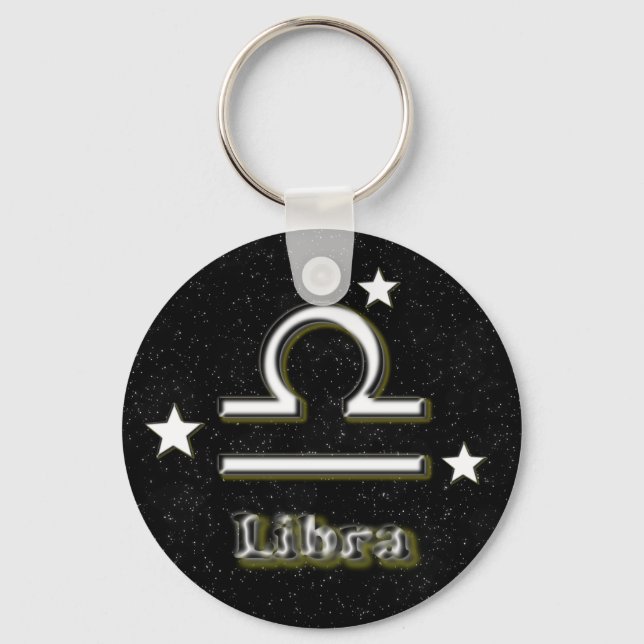 Libra-Symbol Schlüsselanhänger (Vorderseite)