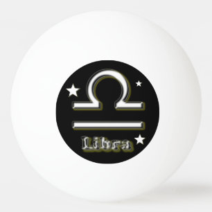 Libra-Symbol Tischtennisball