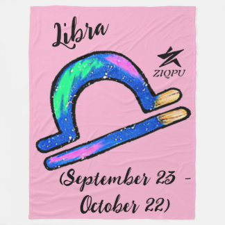 Libra Throw blanket Fleecedecke