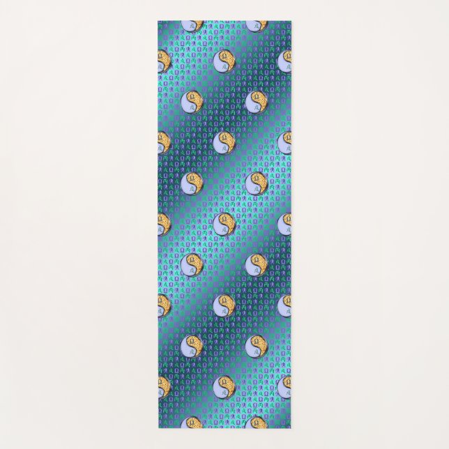 Libra und Feuerhund Yogamatte (Vorderseite)