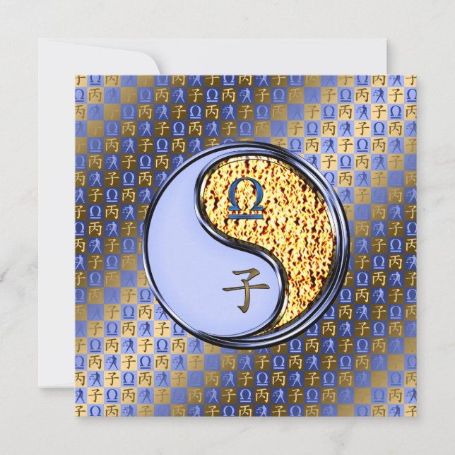 Libra und Feuerrat Karte (Vorderseite)