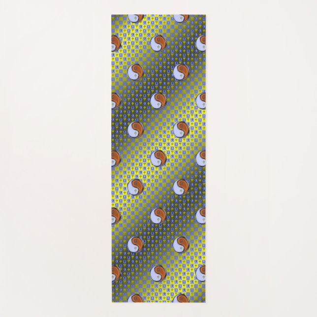 Libra und Holzaffe Yogamatte (Vorderseite)