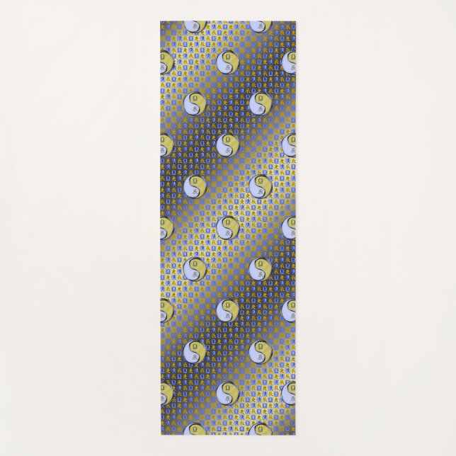 Libra und Metalldrache Yogamatte (Vorderseite)