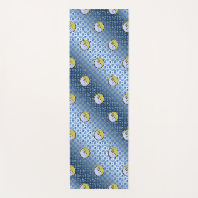 Libra und Metallschlange Yogamatte (Vorderseite)