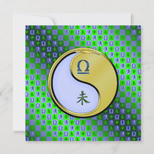 Libra und Metallziege Karte