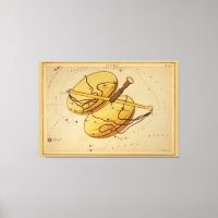 Libra - Vintages Zeichen des Zodiakabbildes