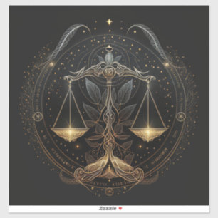 Libra Vinyl Sticker
