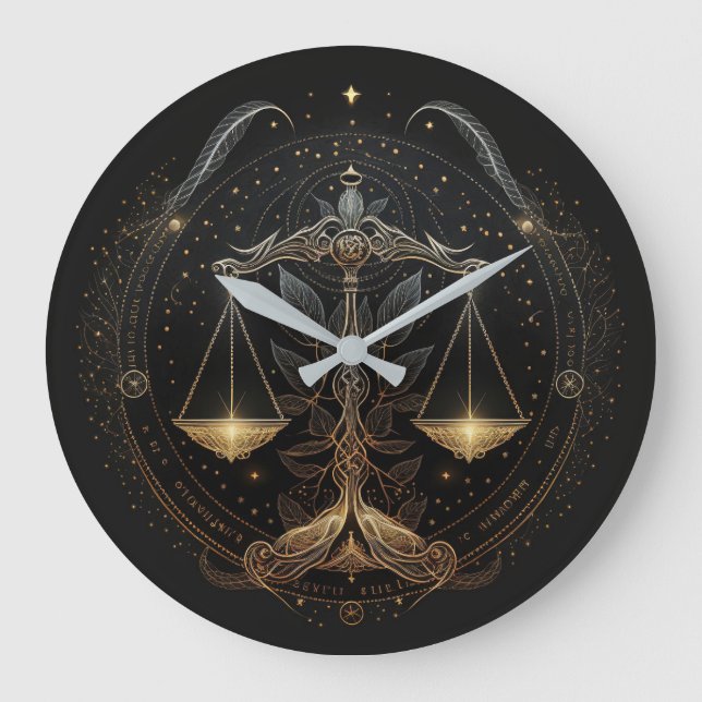 Libra Wall Clock Große Wanduhr (Vorderseite)