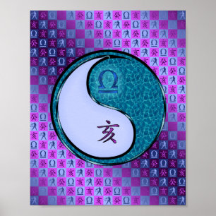 Libra & Water Boar Poster