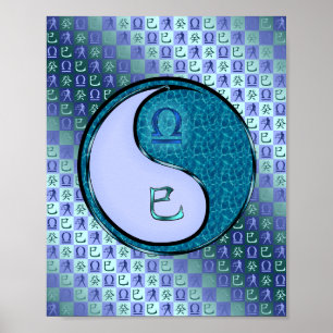 Libra & Water Schlange Poster