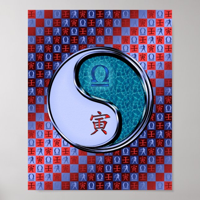 Libra & Water Tiger Poster (Vorne)