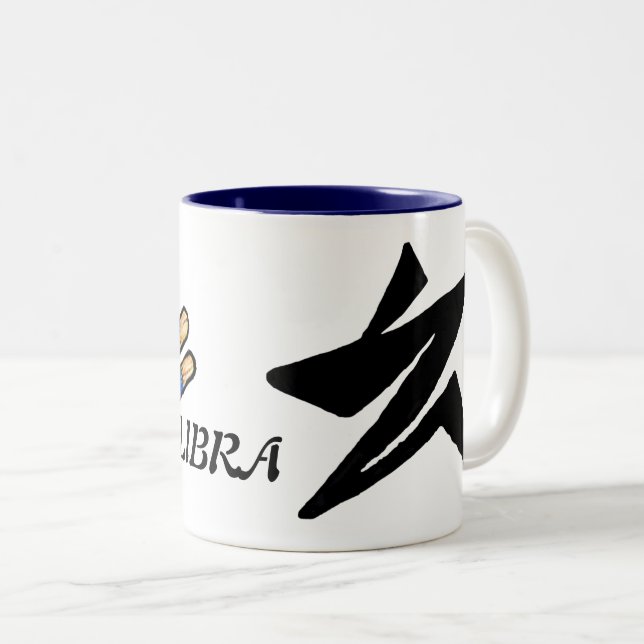 LIBRA.ZIQPU ZWEIFARBIGE TASSE (VorderseiteRechts)
