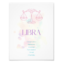 Libra Zodiac Art Print Fotodruck