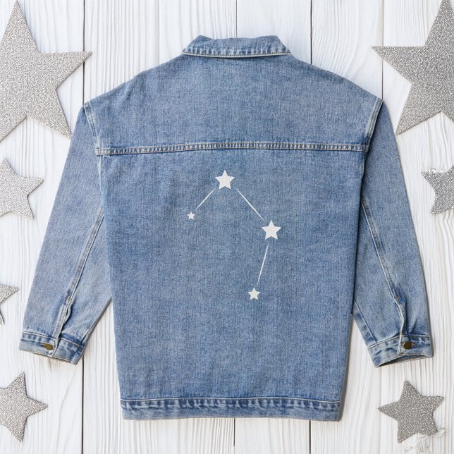 Libra Zodiac Constellation Jeansjacke (Von Creator hochgeladen)