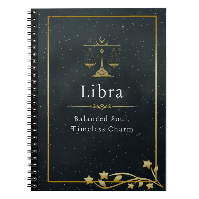 Libra Zodiac Gift - Astrologie Journal für Libra Notizblock (Vorderseite)
